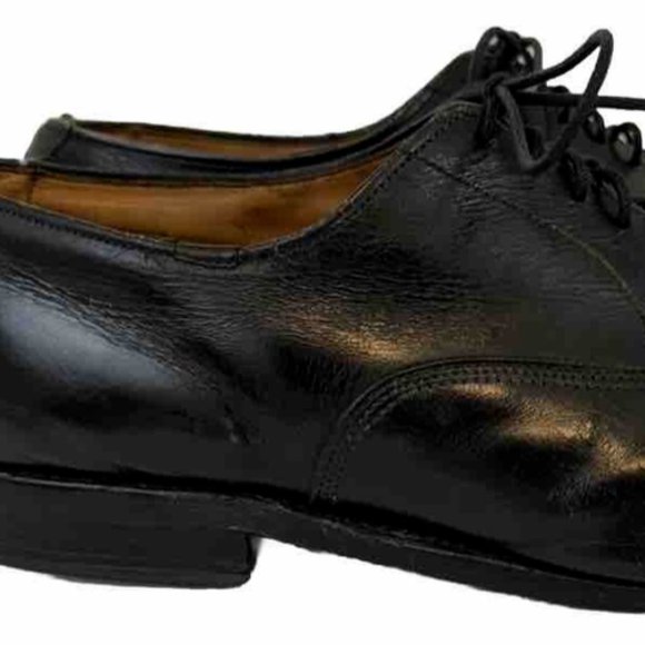 Allen Edmonds Park Avenue Cap Toe 5615 Black Leather Oxford Shoes